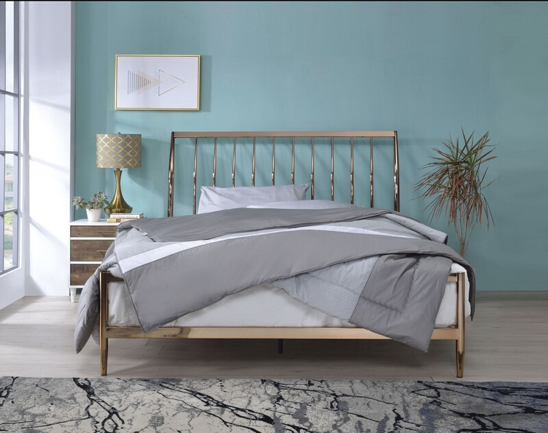 ACME Marianne Queen Bed, Copper-Boyel Living