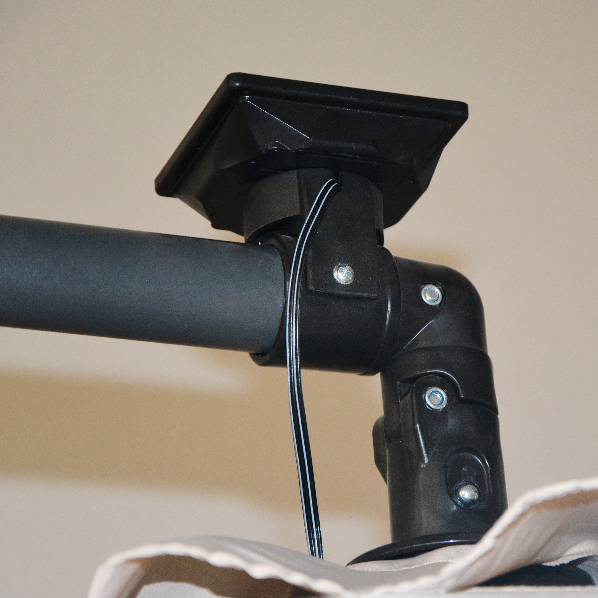 10FT Patio Offset Lighted Hanging Cantilever Umbrella for Backyard,Poolside, Garden and Lawn-Boyel Living