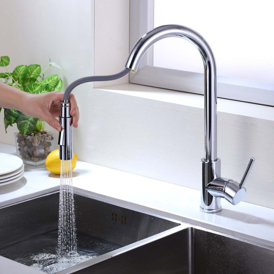 Faucet with pullout flushing , Freely scalable. Boyel Living