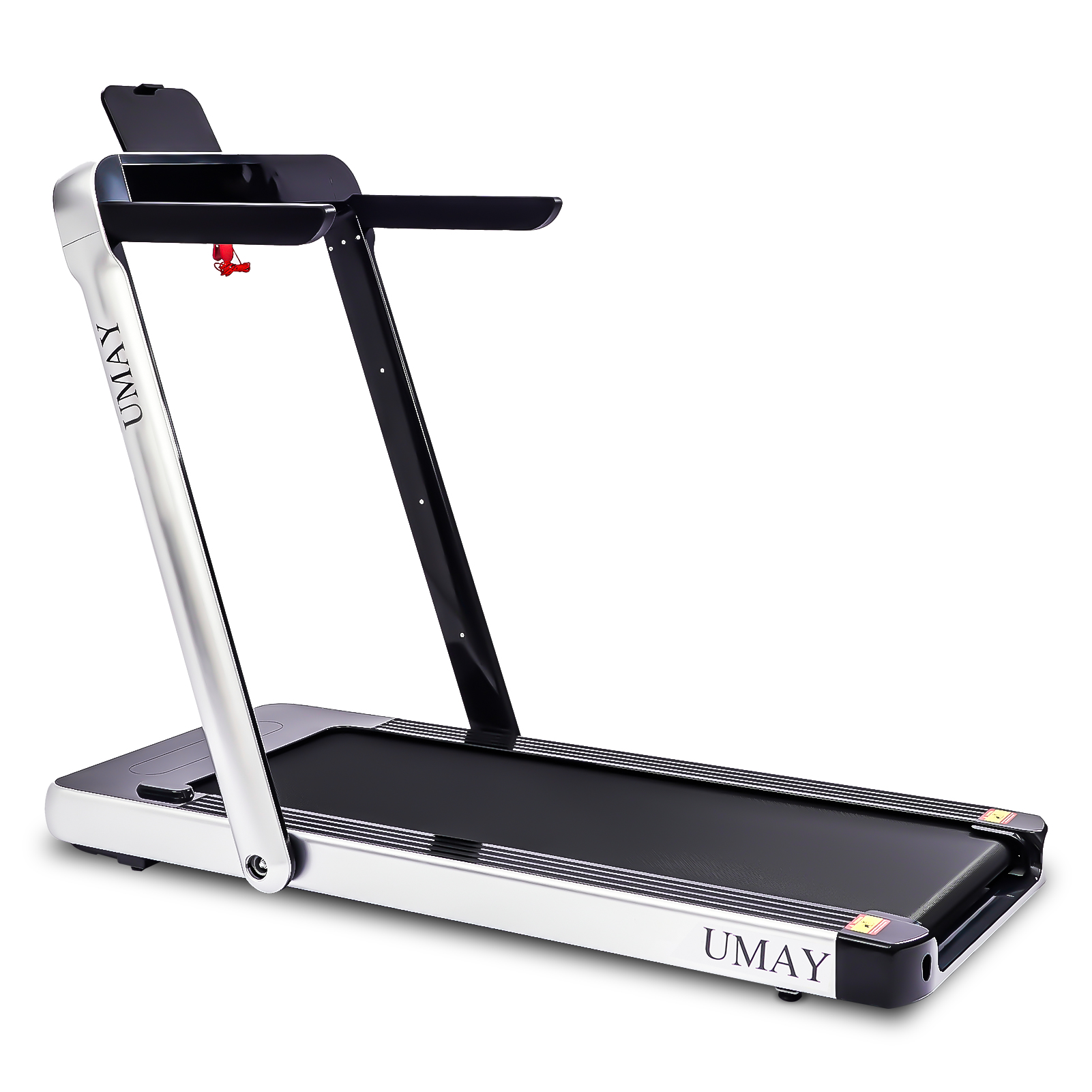 Folding Treadmill for Home with 4 inch LCD Display  Pulse Monitor, 2.0 HP Motorized Running Machine with SPAX APP Control Bluetooth Speaker  phone Holder-Boyel Living