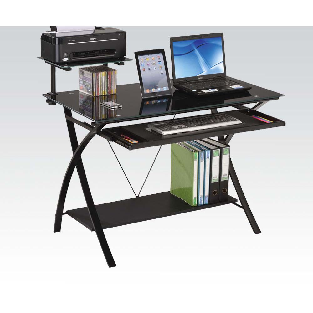 ACME Erma Computer Desk in Black-Boyel Living