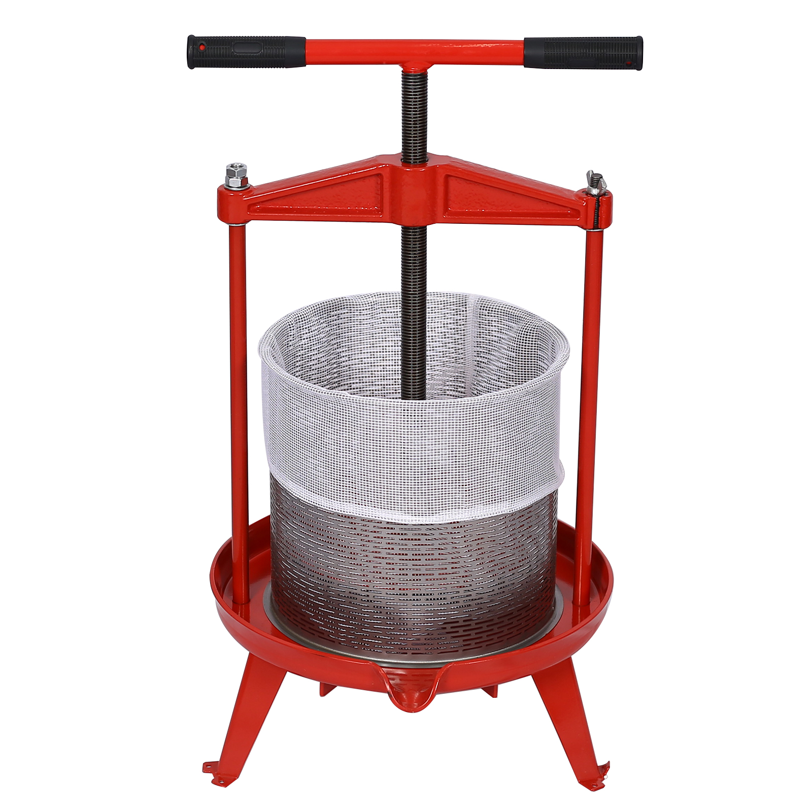 Stainless Steel Fruit and Wine Press 3.69gallon/14L-Boyel Living