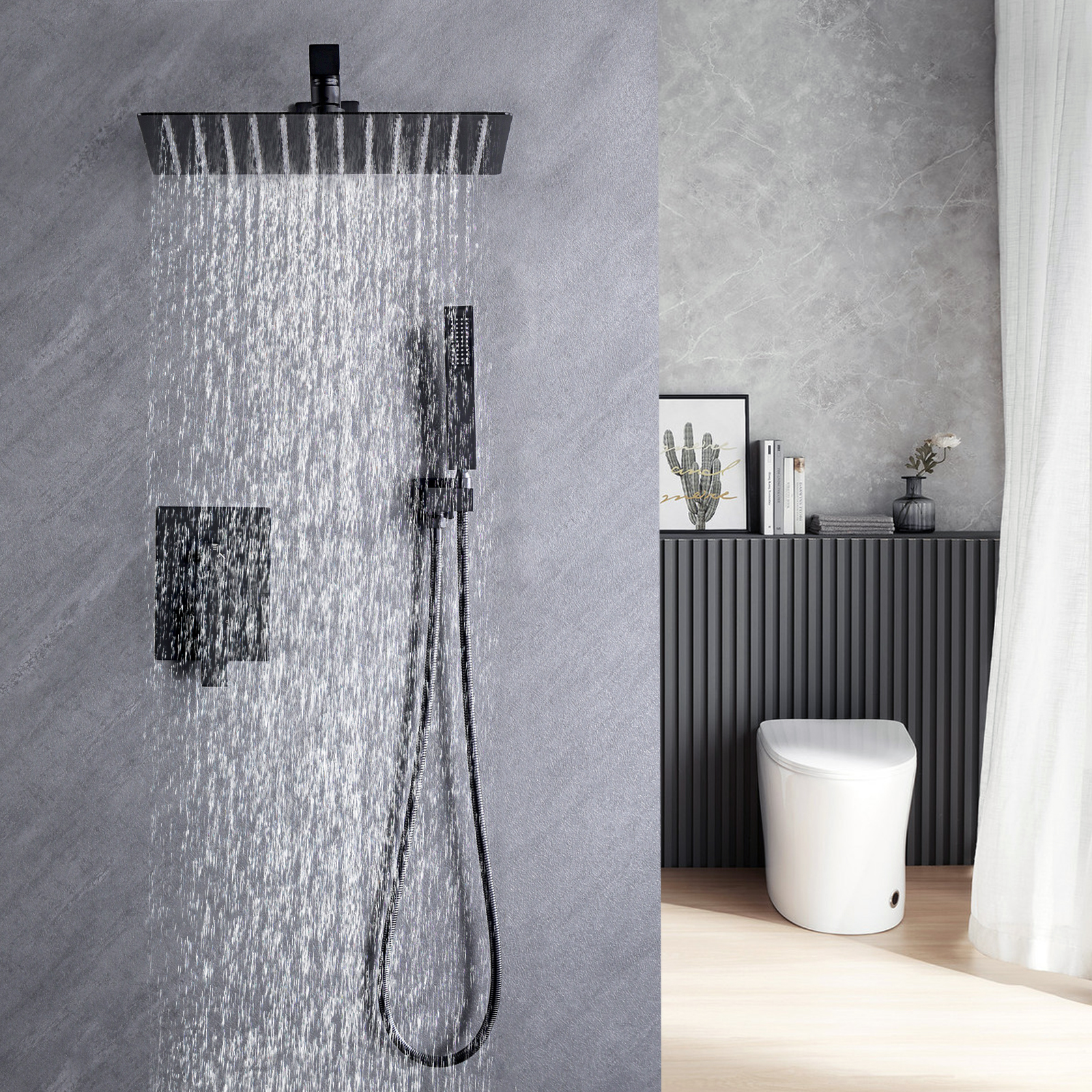 high pressure shower head system