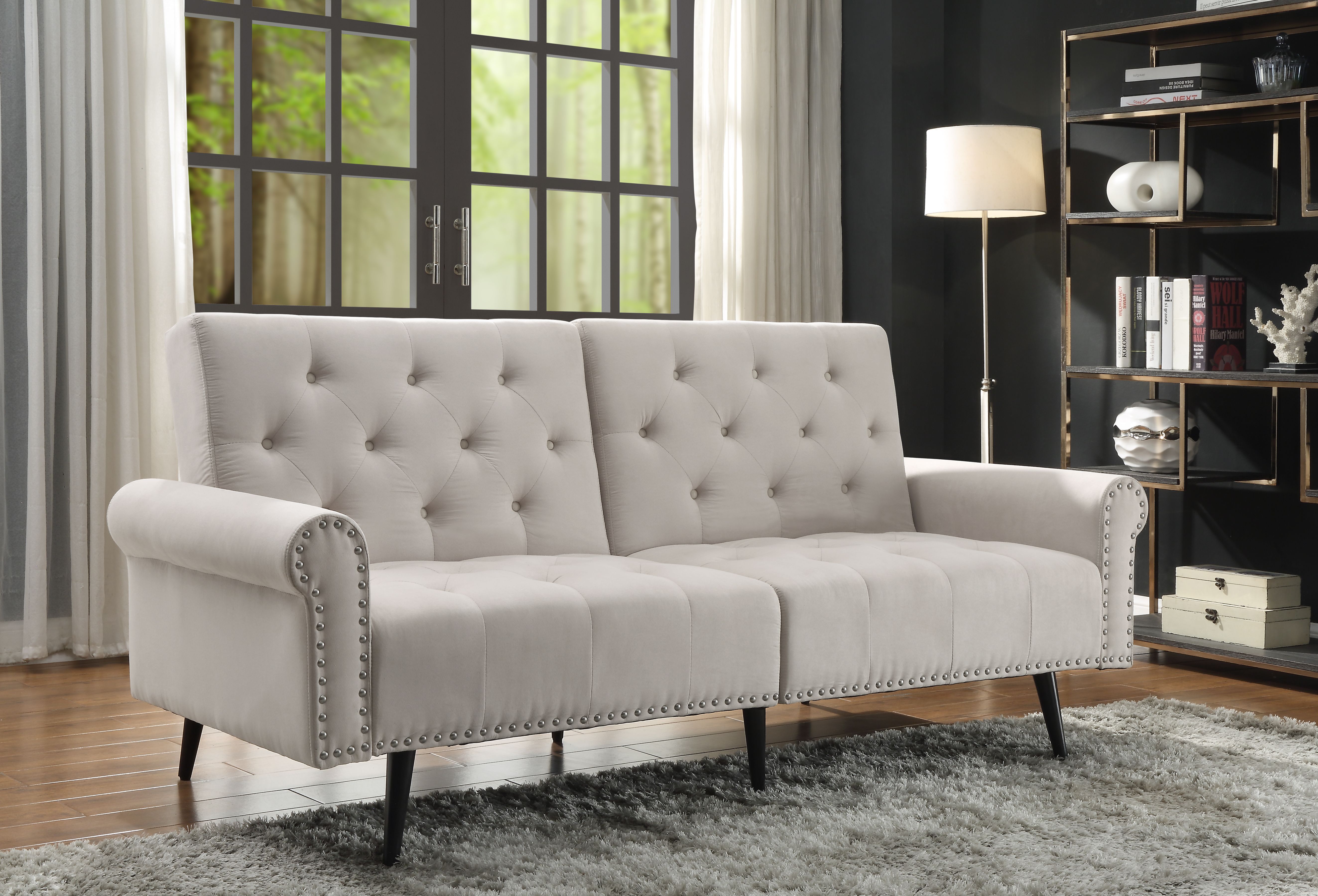 ACME Eiroa Adjustable Sofa, Beige Fabric-Boyel Living