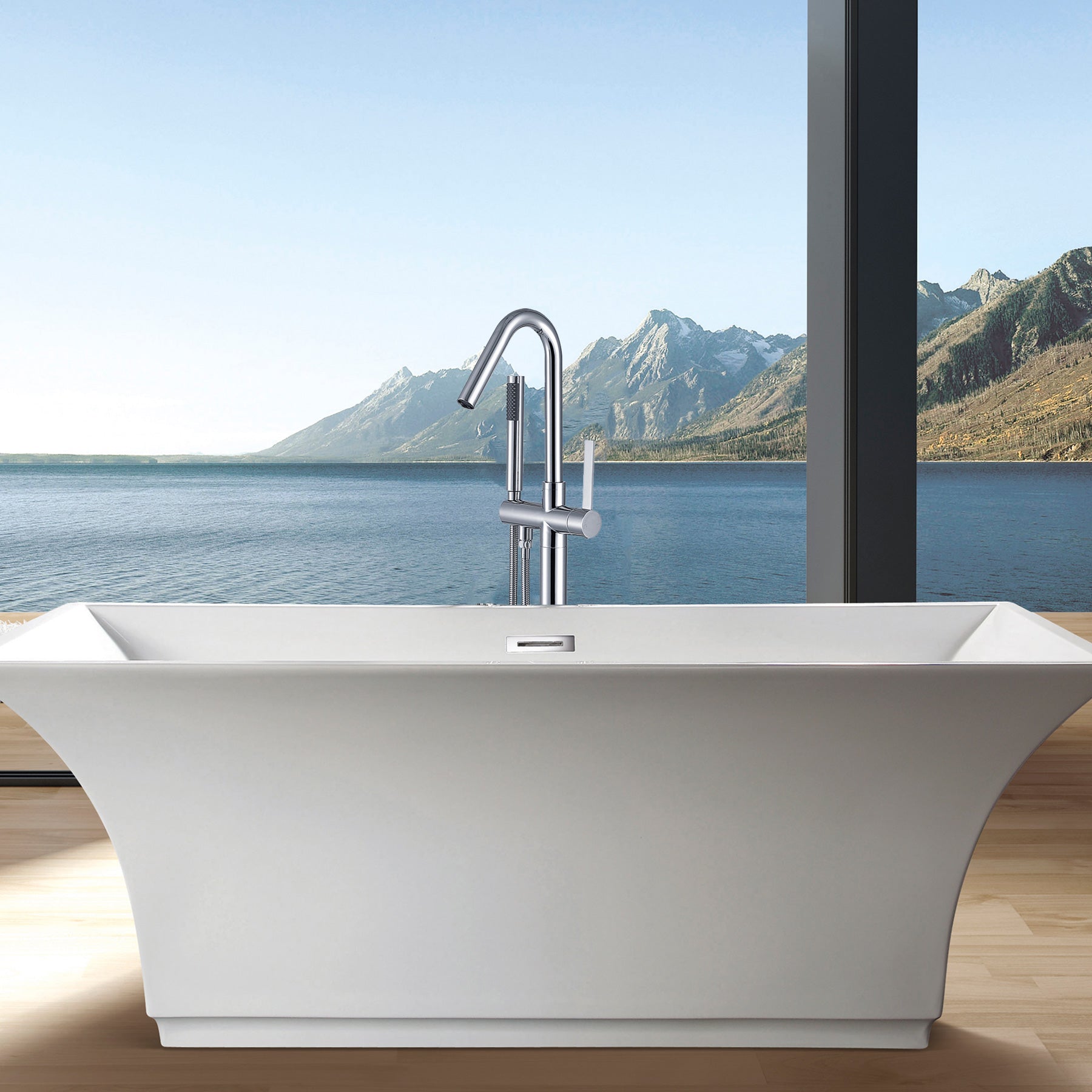 Modern Stand-alone Bathtub Faucet-Boyel Living