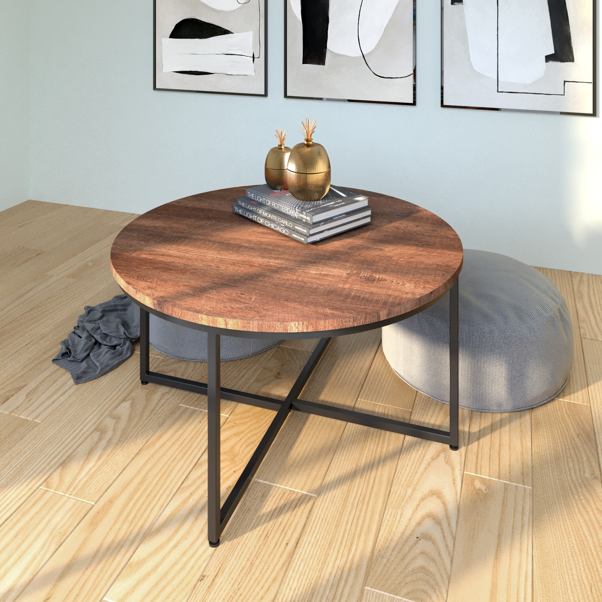 Round Coffee table-Boyel Living