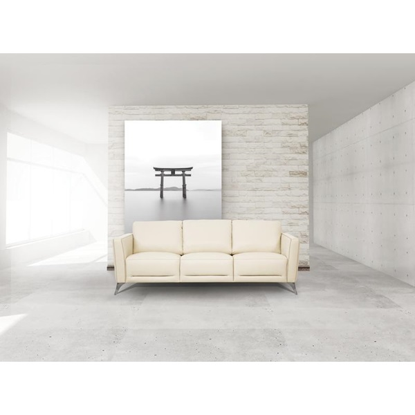 ACME Malaga Sofa, Cream Leather-Boyel Living