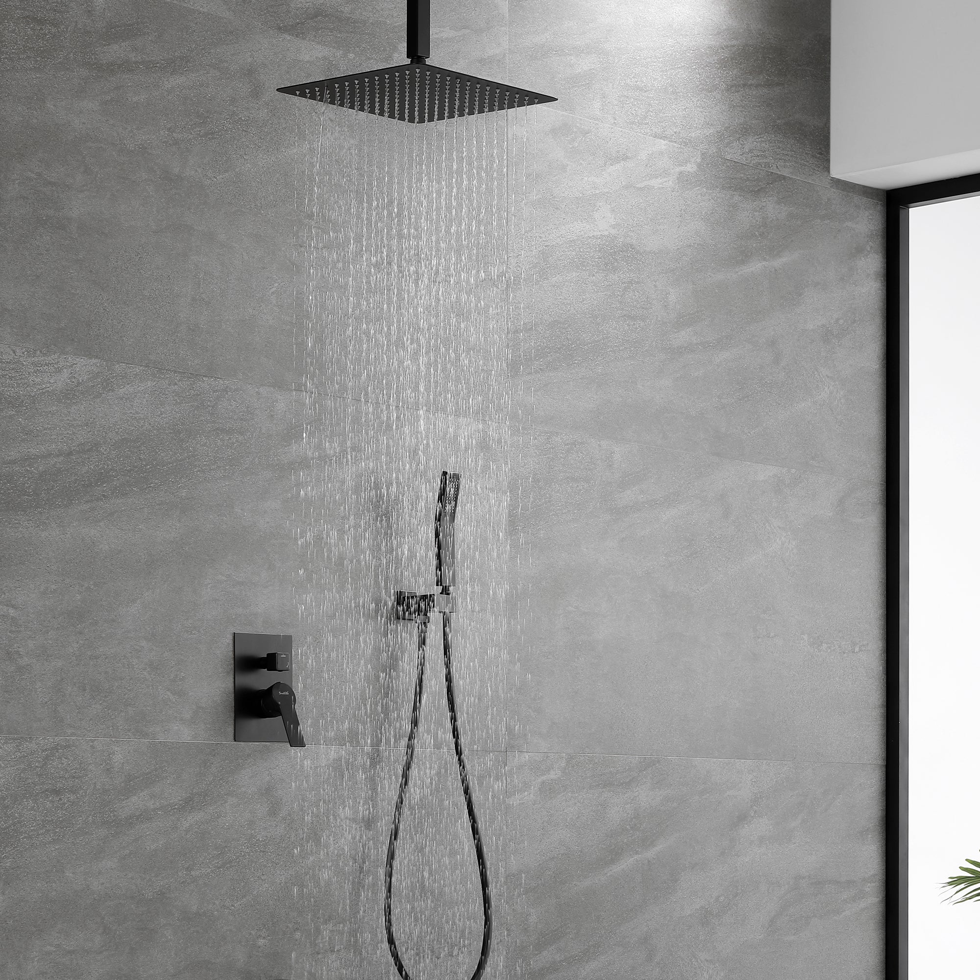 Boyel Living Elegant Rainfall Shower System with Handheld-Boyel Living