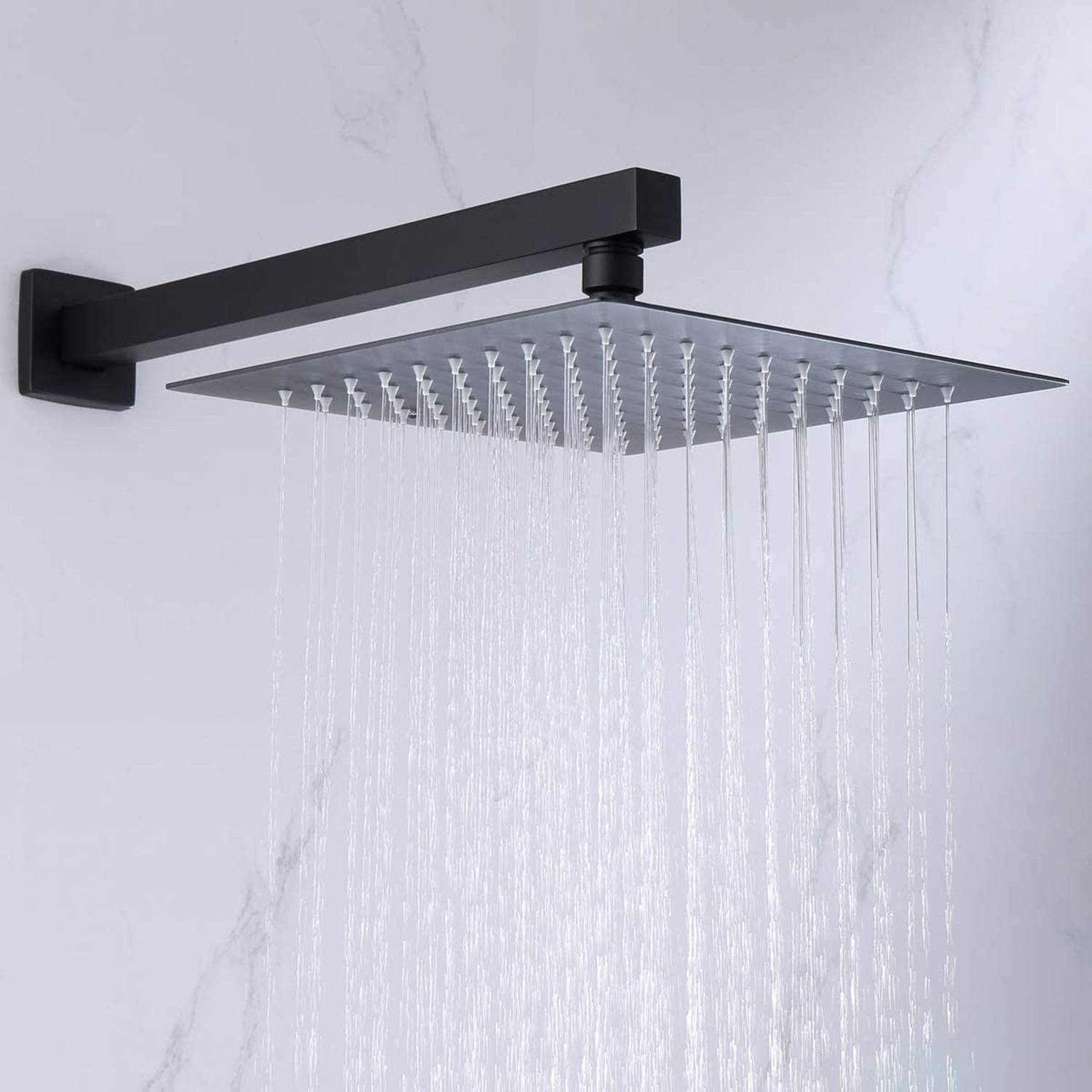 Wall Mounted Rain Shower System with Handheld Shower Head and Tub Spout-Boyel Living