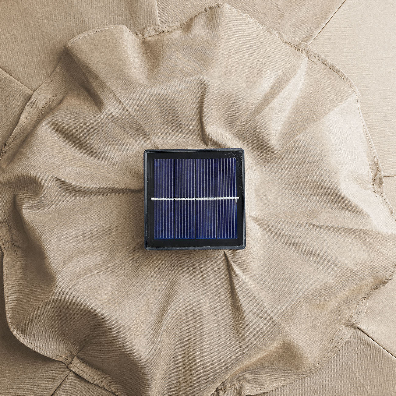 Boyel Living 9-ft Patio Umbrella with LED Lights (Sand)-Boyel Living