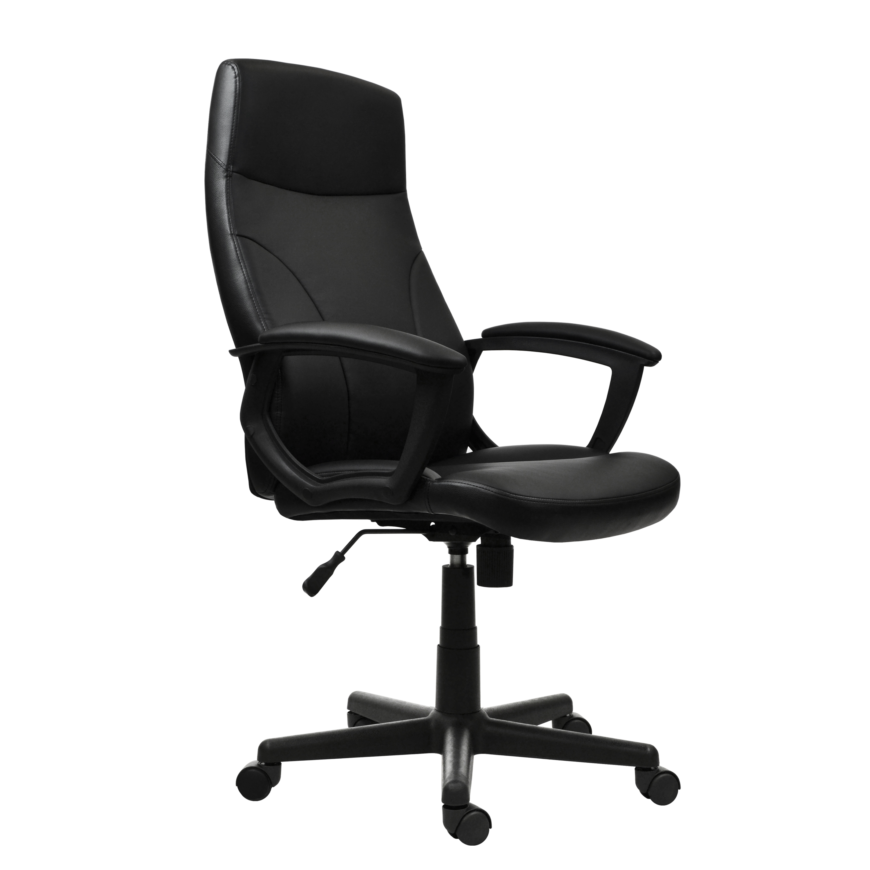 Techni Mobili Medium Back Executive Office Chair, Black-Boyel Living
