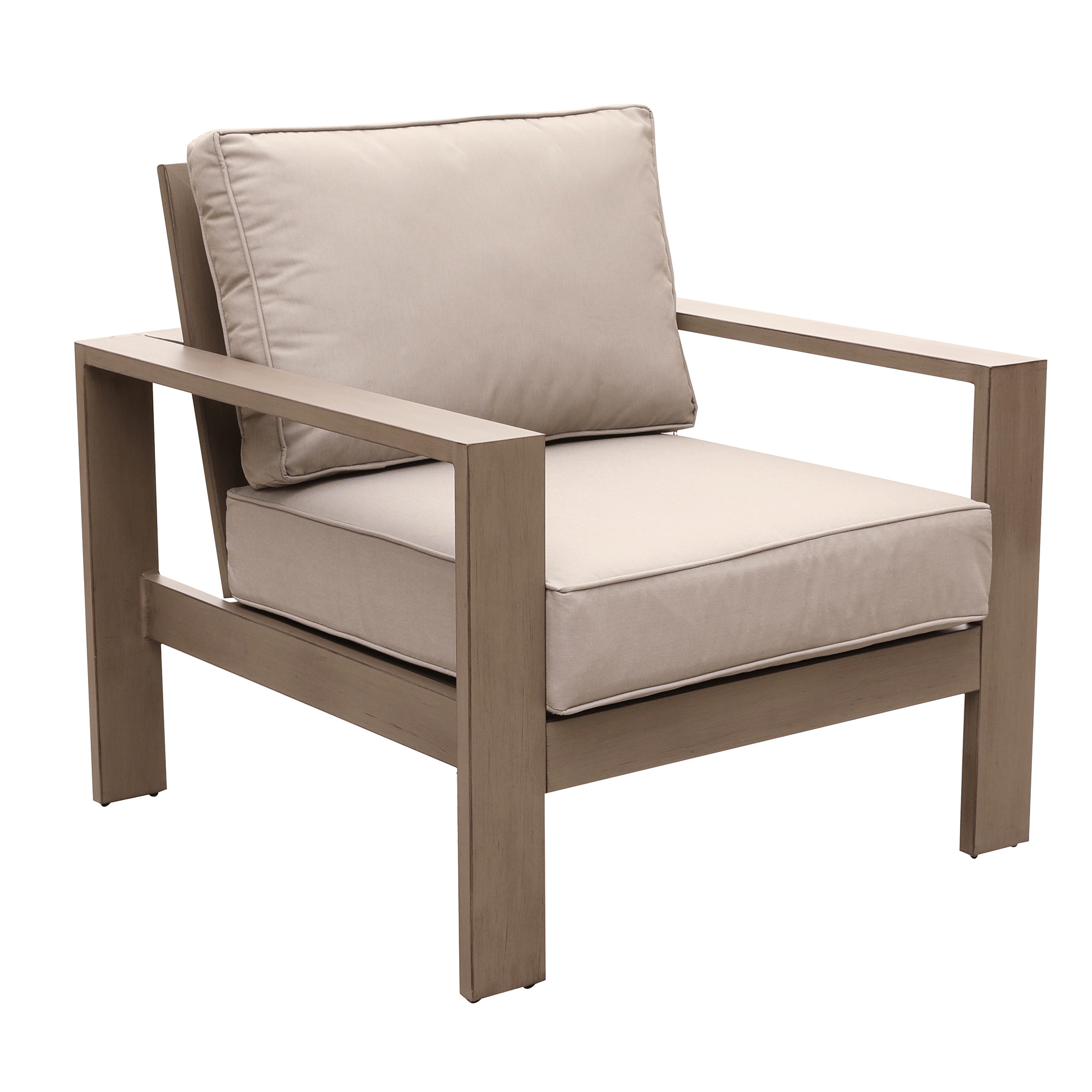 Club Chair, Wood Grained-Boyel Living