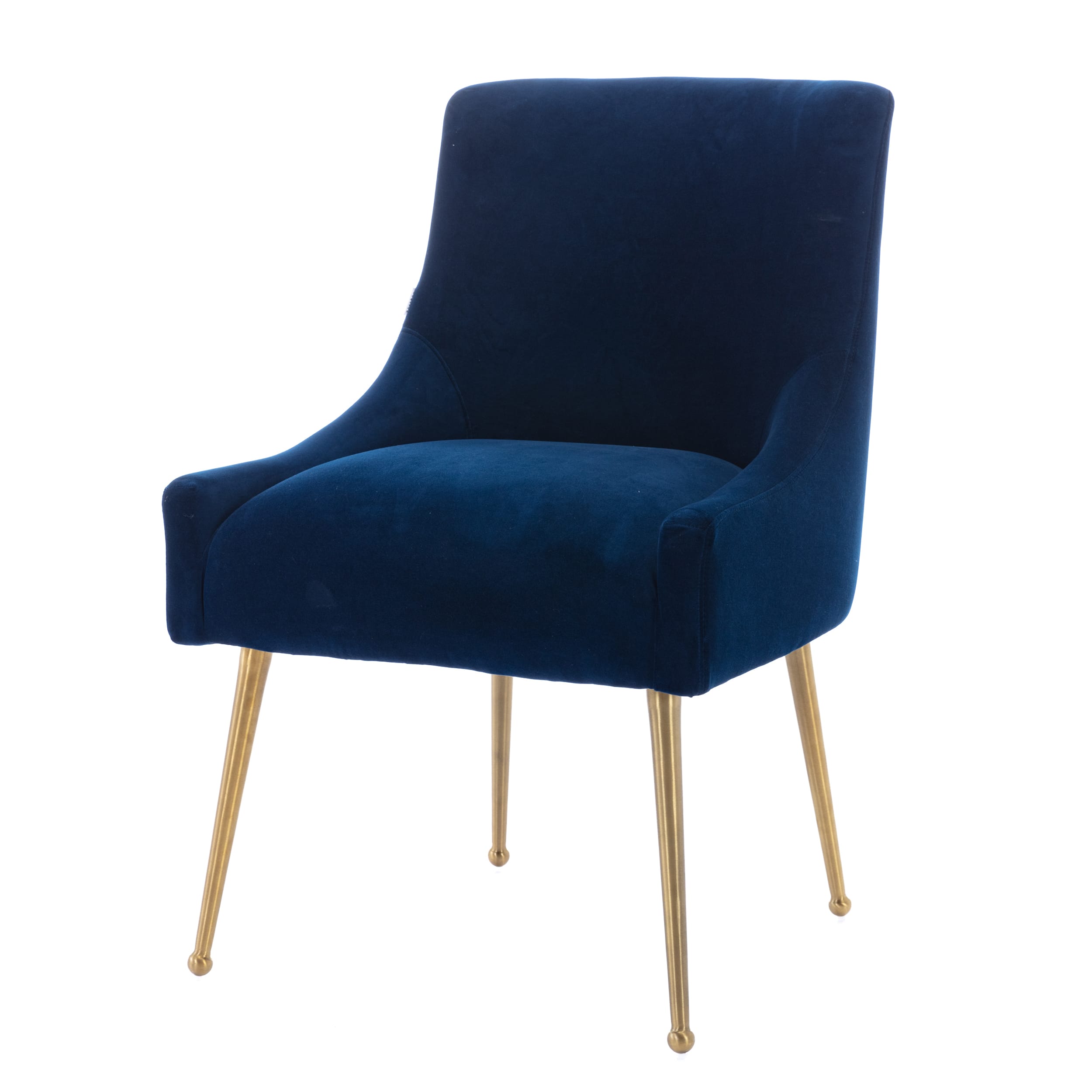 Velvet Dining Chair, Accent Side Chair With Adjustable Foot Nails, Set of 2-Boyel Living