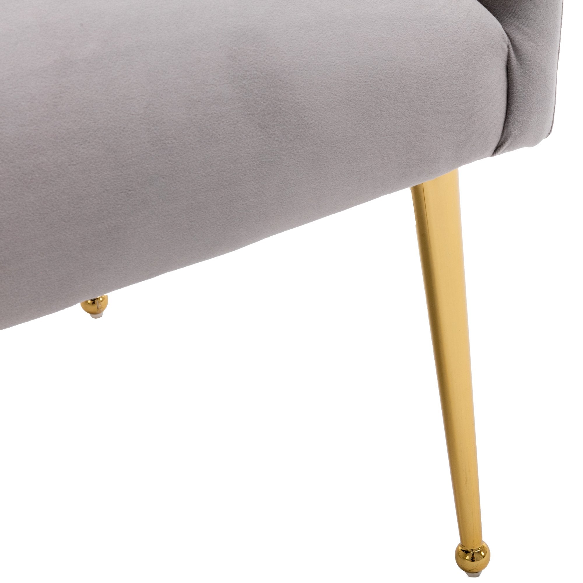 Boyel Living Tufted Velvet Upholstered Dining Chair, Velvet Side Chair, Accent Chair - Set of 2-Boyel Living