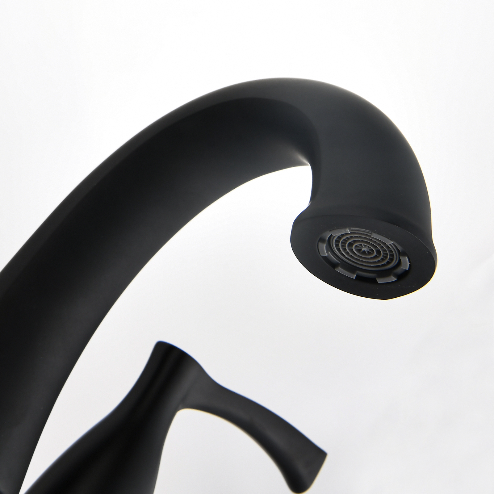 2 Handle 4 Inch Centerset Bathroom Sink Faucet with Pop-Up Drain, Brushed Gold /Brushed Nickel/Matte Black