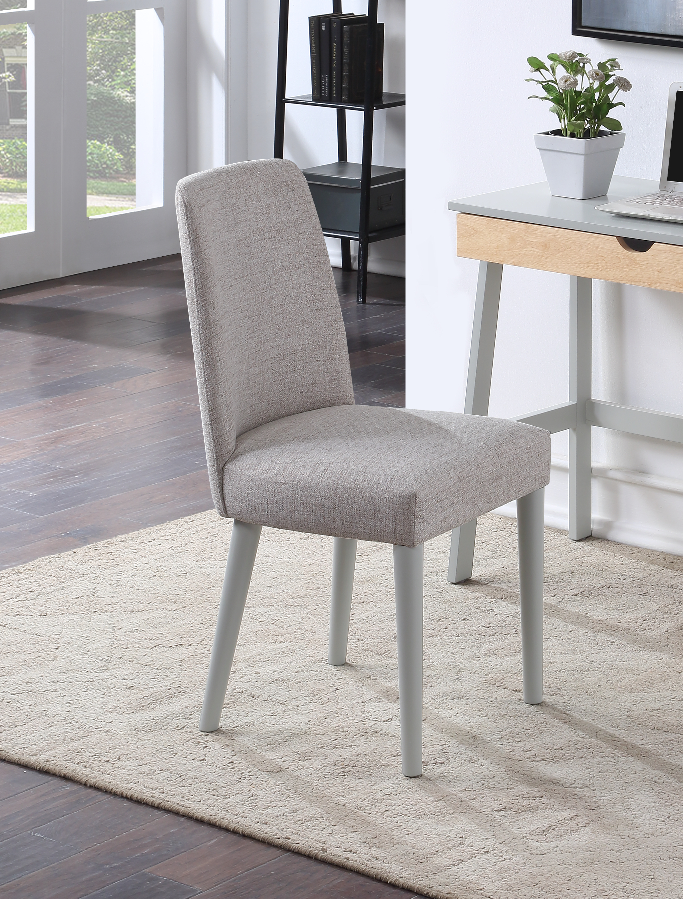 Taylor Chair With Gray Legs And Gray Fabric-Boyel Living