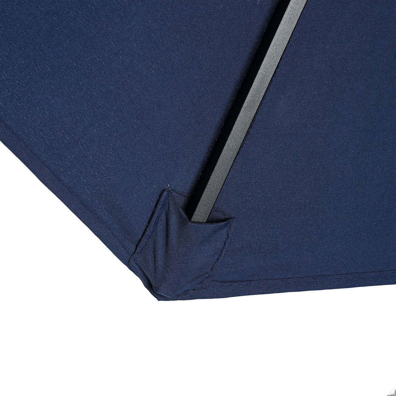 Boyel Living 9-ft Patio Umbrella with LED Lights (Navy)-Boyel Living