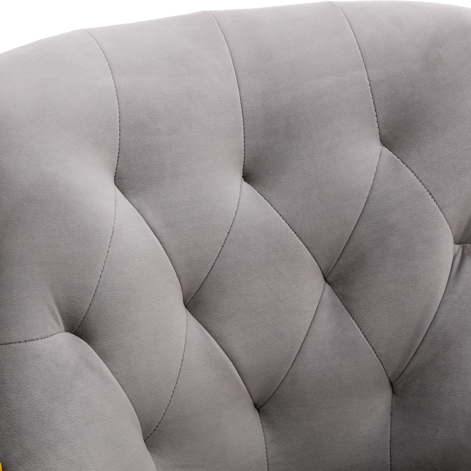 Boyel Living Tufted Velvet Upholstered Dining Chair, Velvet Side Chair, Accent Chair - Set of 2-Boyel Living