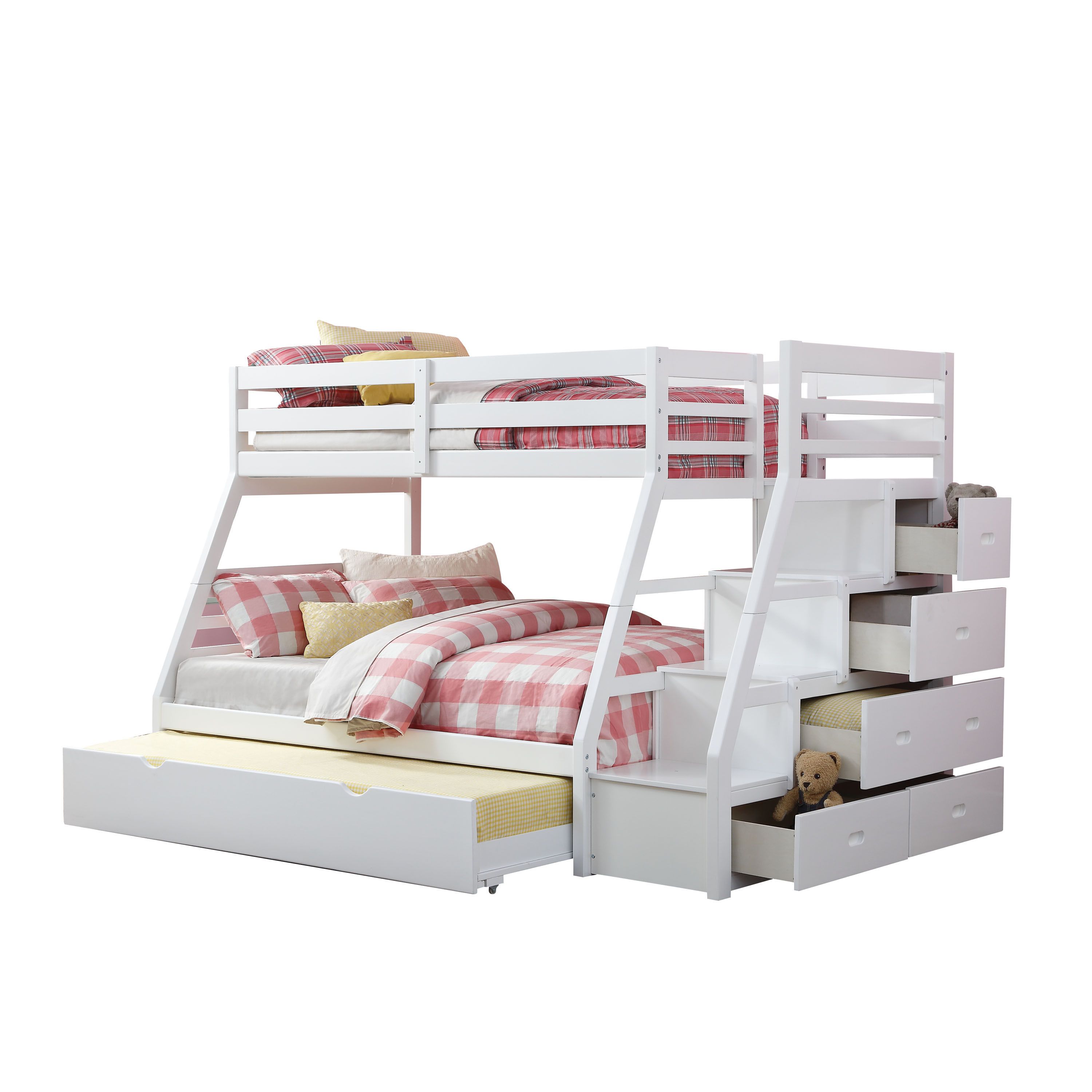 ACME Jason Bunk Bed (Twin/Full) in White