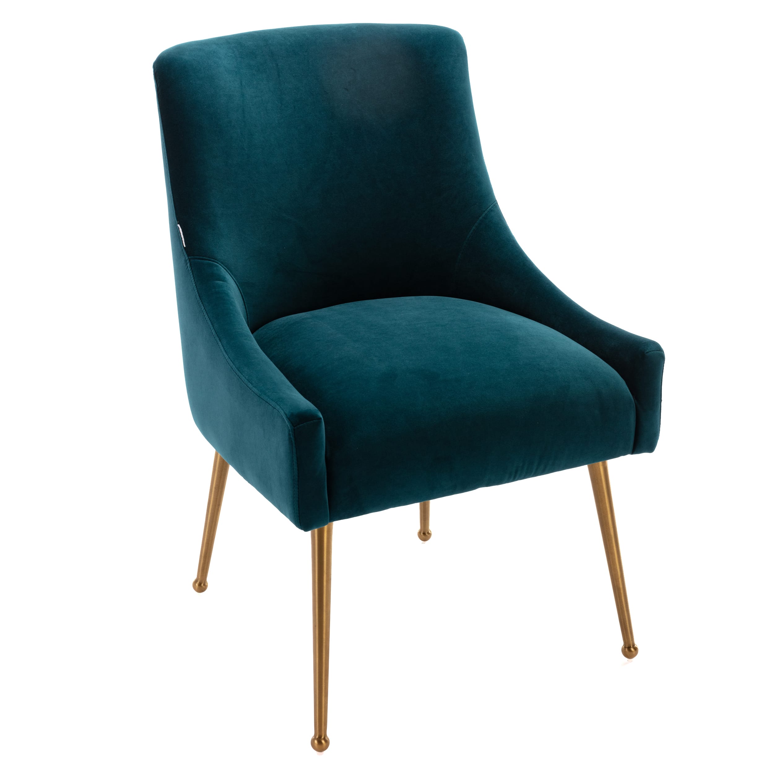 Velvet Dining Chair, Accent Side Chair With Adjustable Foot Nails, Set of 2-Boyel Living