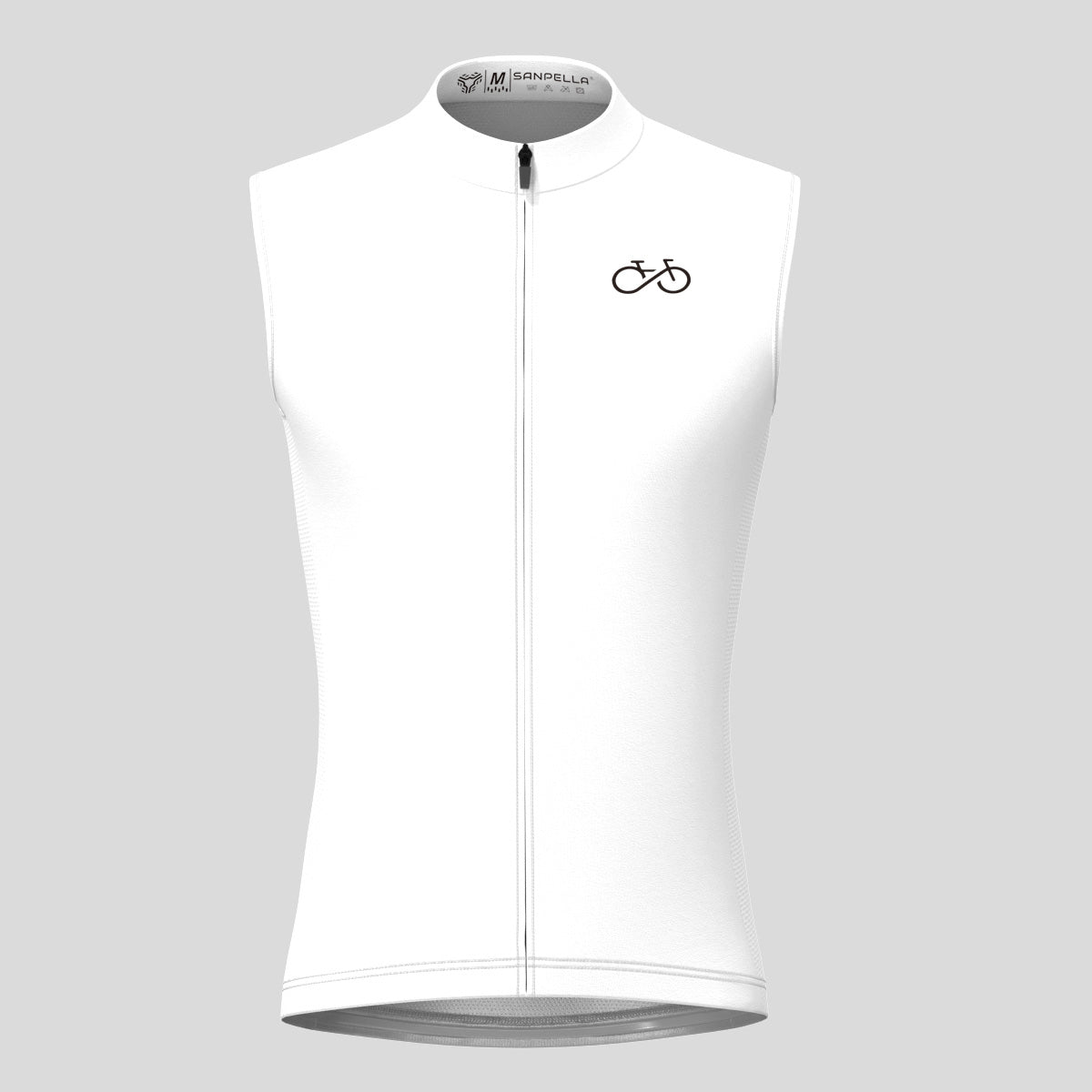 Men's Ride Forever Sleeveless Cycling Jersey - White