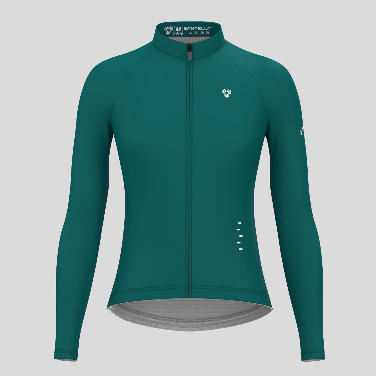 Women's Minimal Solid LS Cycling Jersey - Midnight