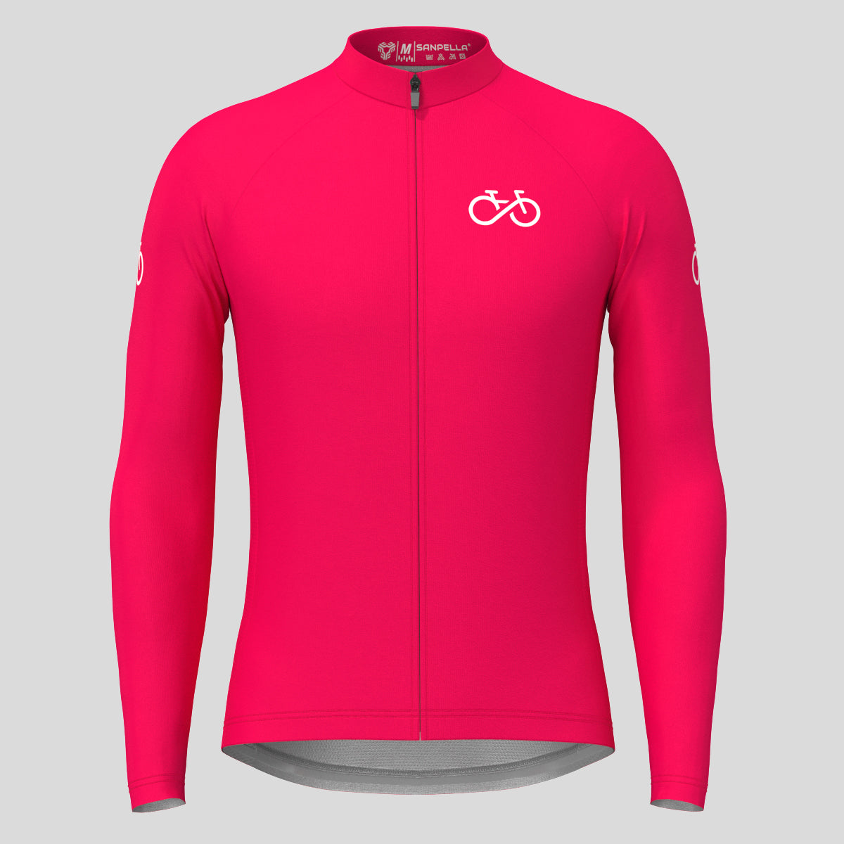 Men's Ride Forever LS Cycling Jersey - Jester Red