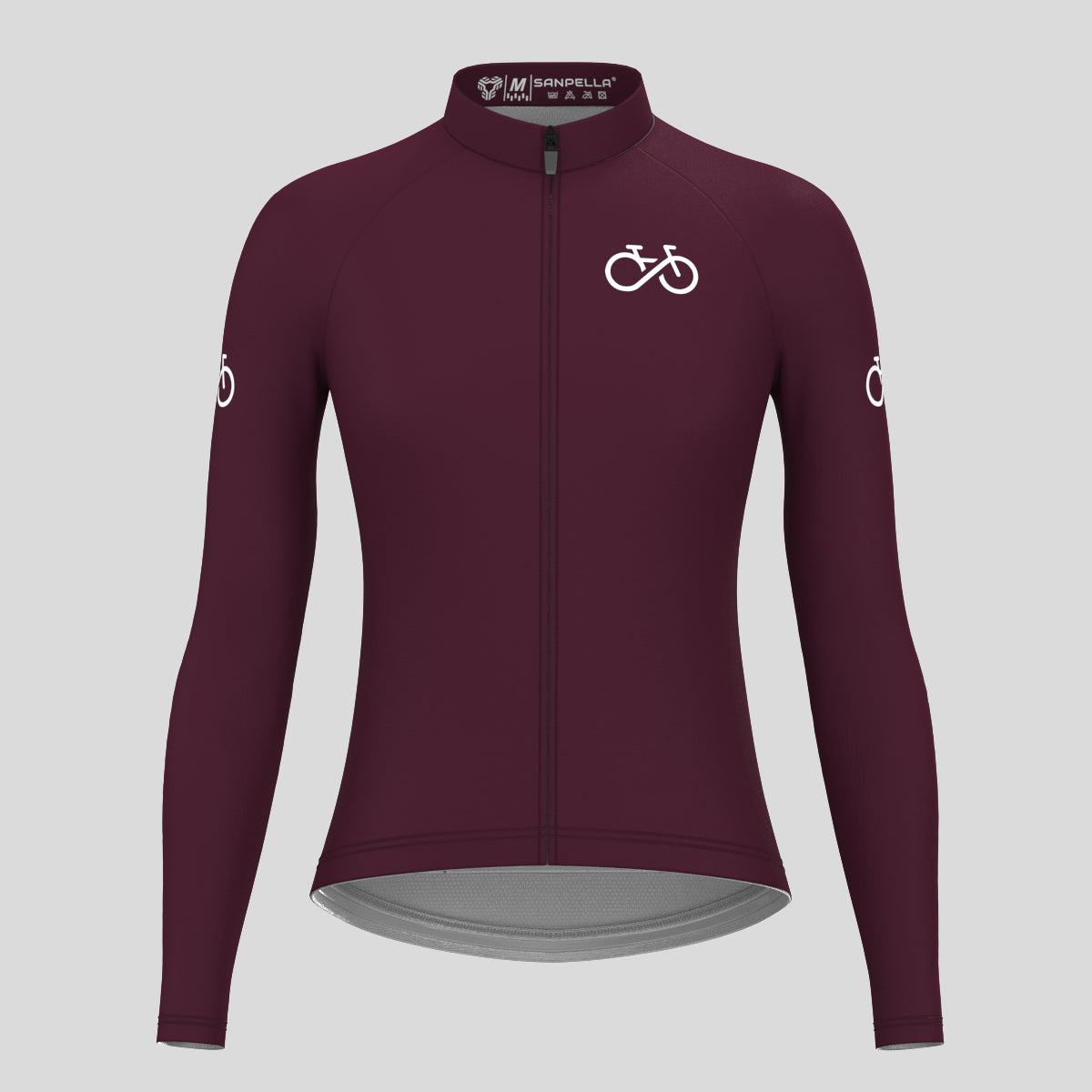 Ride Forever Women's LS Cycling Jersey - Burgundy