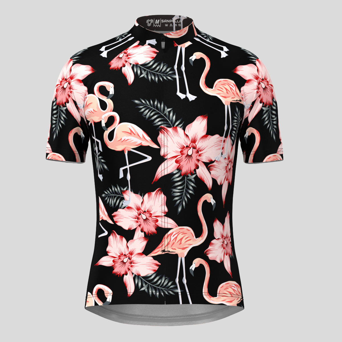 Hawaii Flamingo & Tropical Plants Men's Cycling Jersey