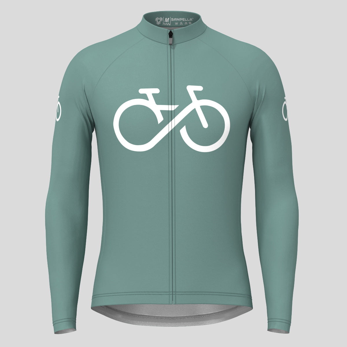 Bike Forever Men's LS Cycling Jersey - Sage