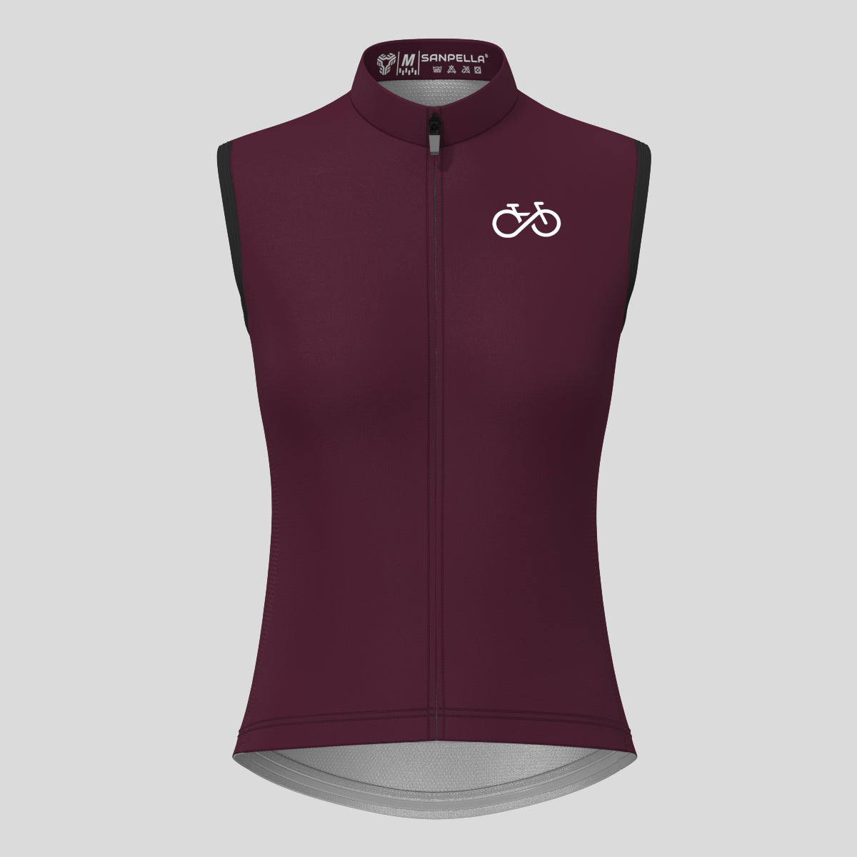 Women's Ride Forever Sleeveless Cycling Jersey - Burgundy