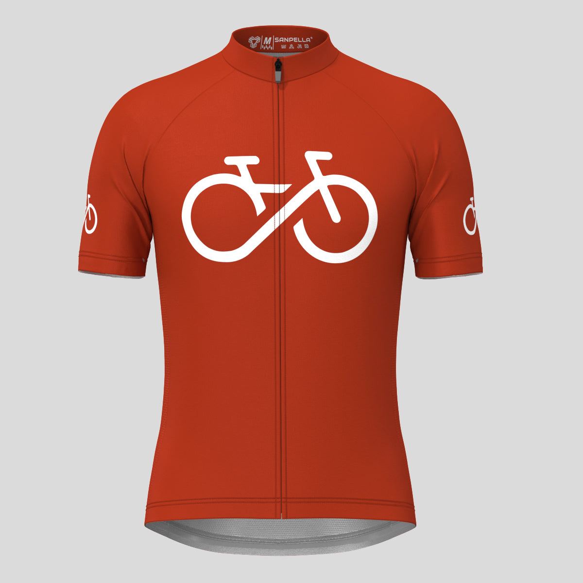 Bike Forever Men's Cycling Jersey - Brick