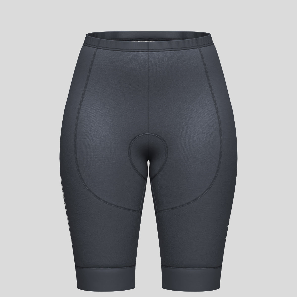 Minimal Solid Women's Cycling Shorts - Graphite