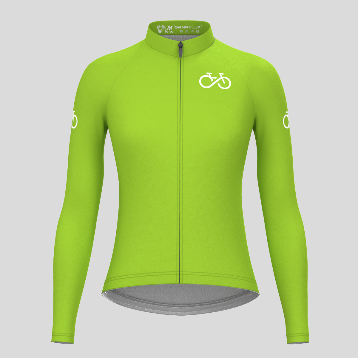 Ride Forever Women's LS Cycling Jersey - Wasabi