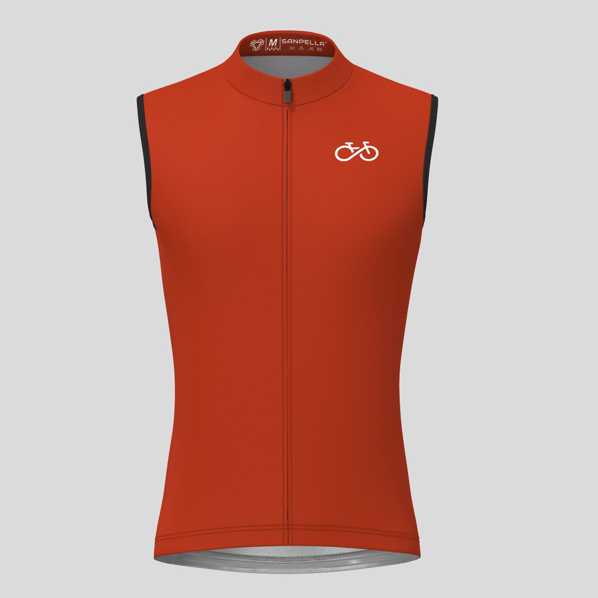 Men's Ride Forever Sleeveless Cycling Jersey - Brick