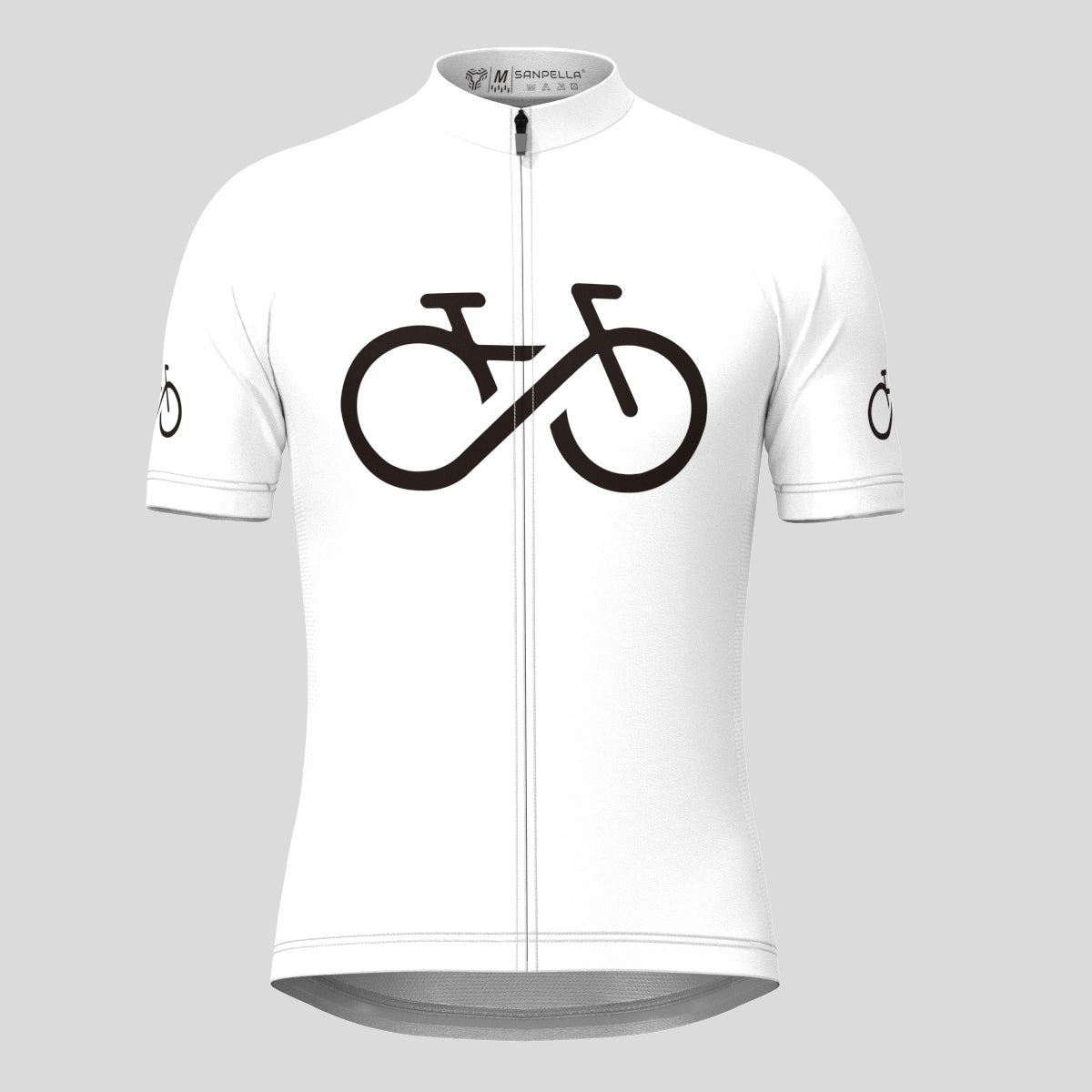 Bike Forever Men's Cycling Jersey - White