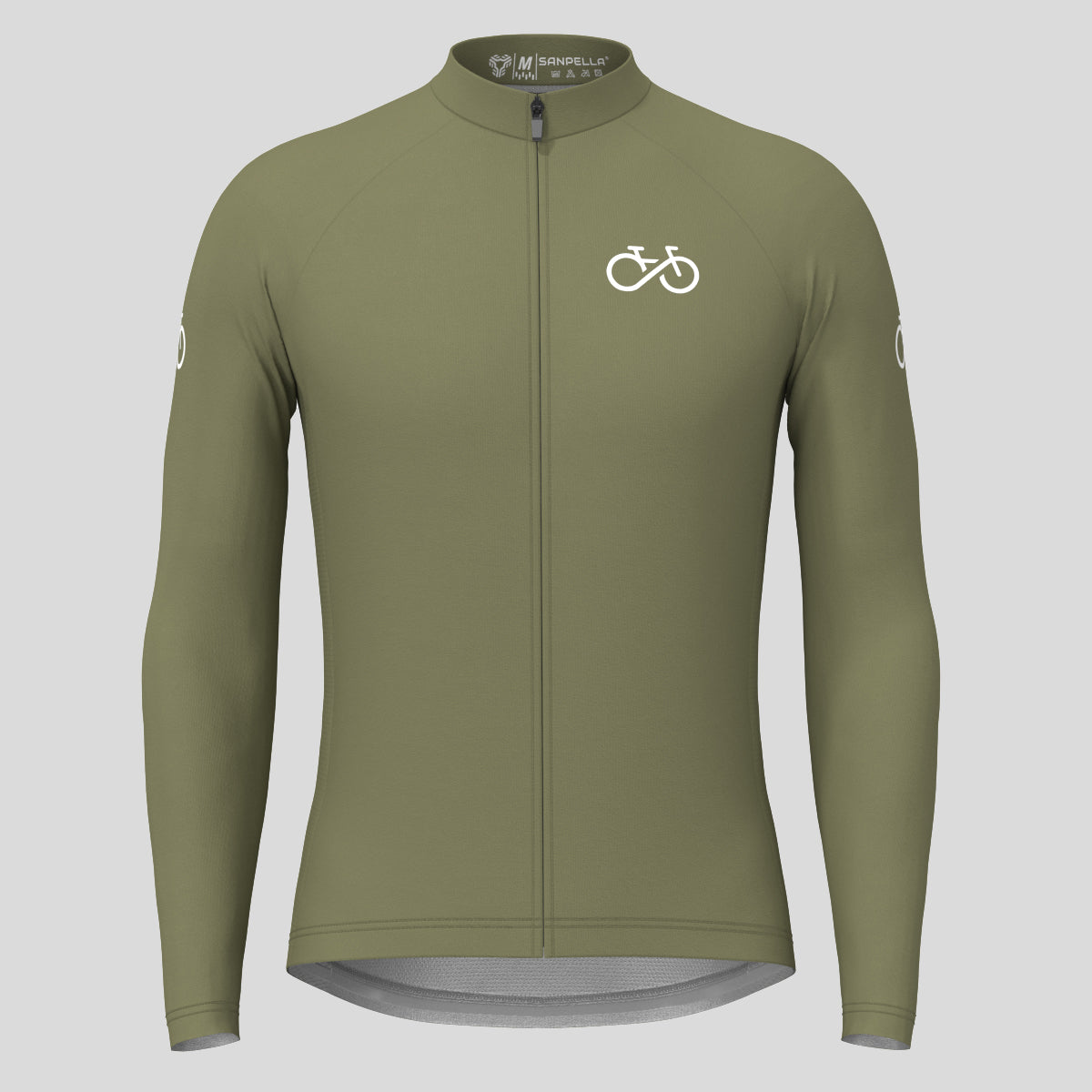 Men's Ride Forever LS Cycling Jersey - Olive