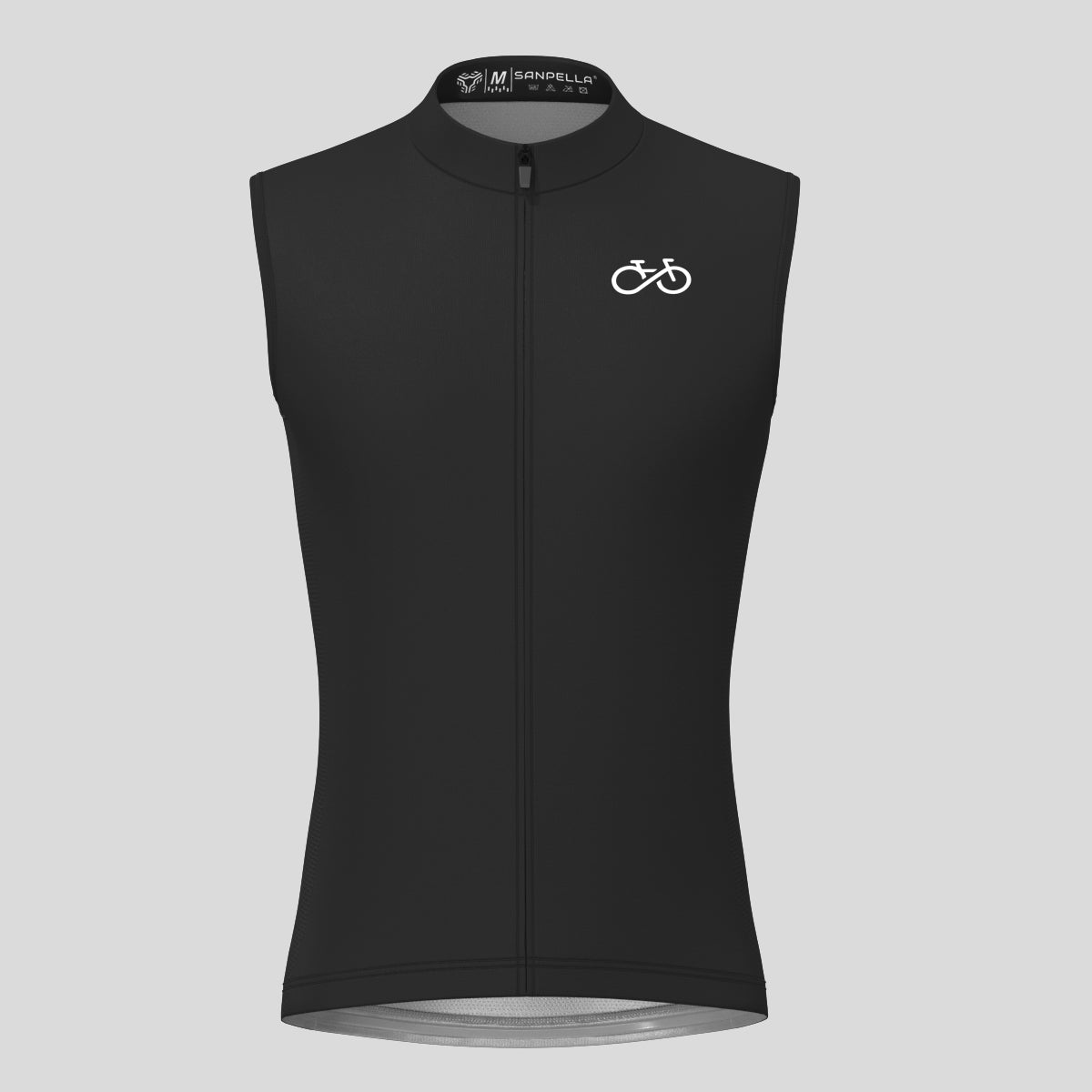 Men's Ride Forever Sleeveless Cycling Jersey - Black