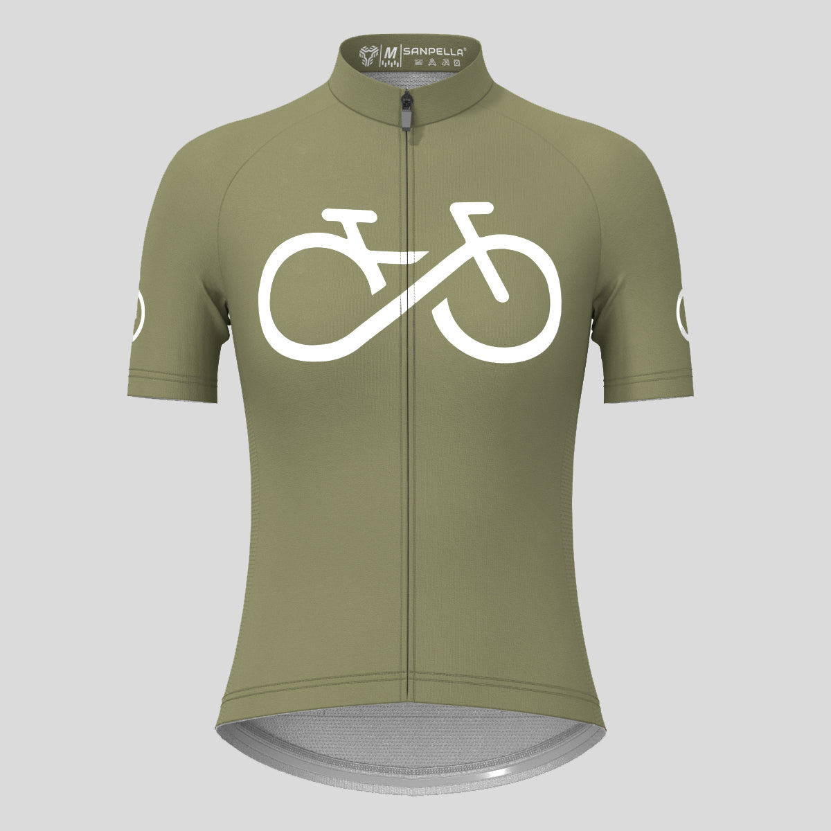 Bike Forever Women's Cycling Jersey - Olive