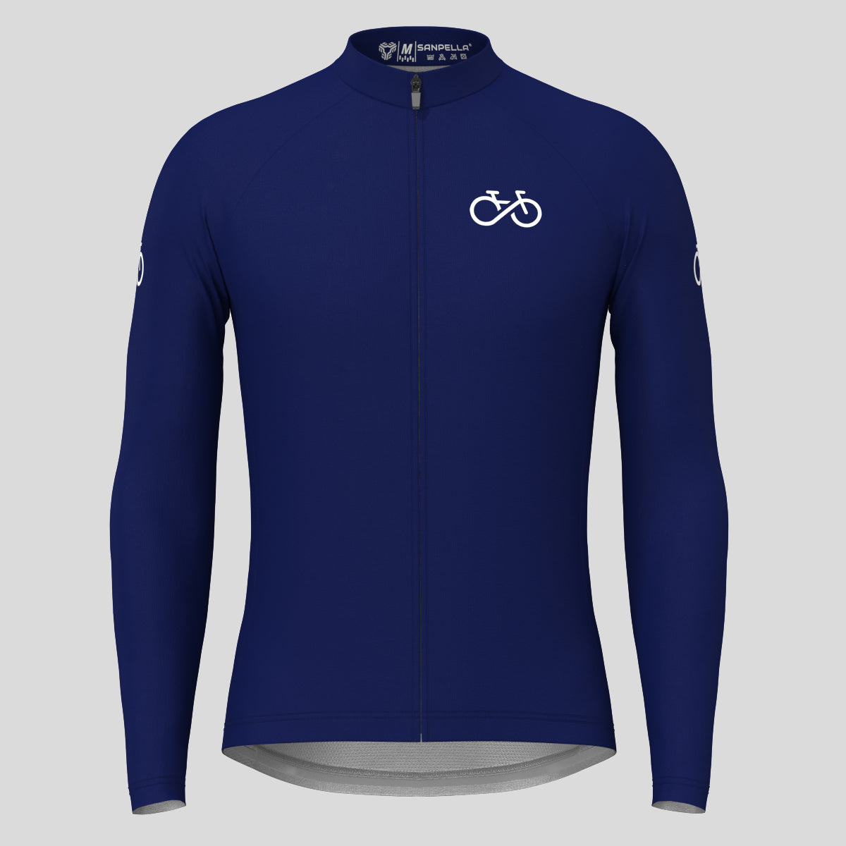 Men's Ride Forever LS Cycling Jersey - Ink