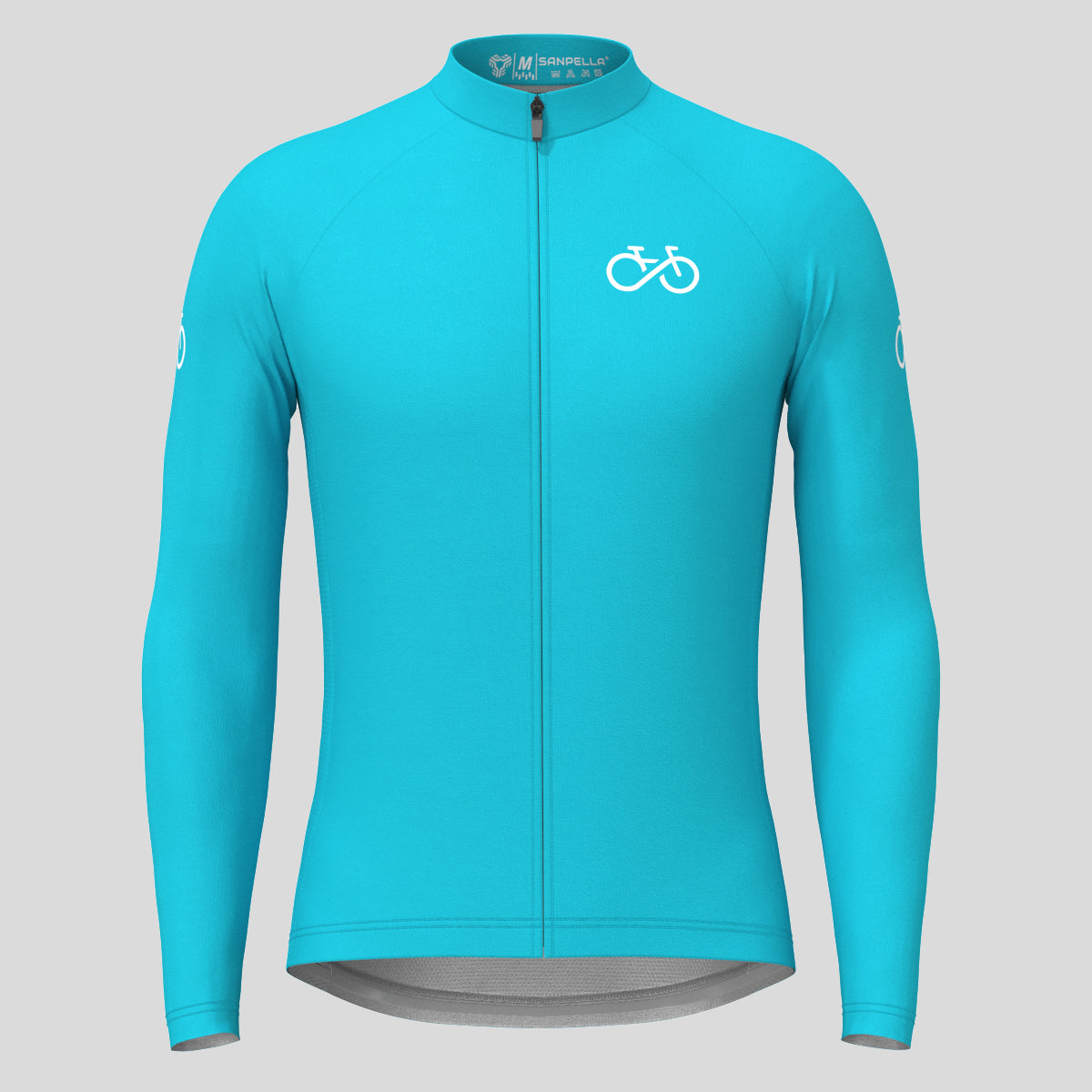 Men's Ride Forever LS Cycling Jersey - Ocean