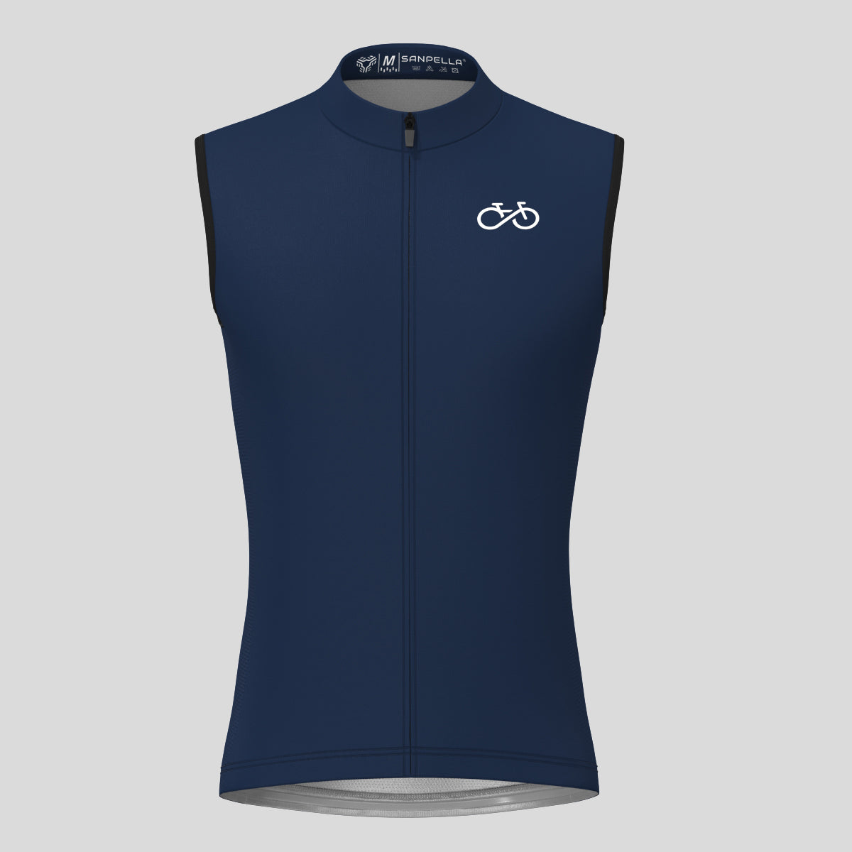 Men's Ride Forever Sleeveless Cycling Jersey - Navy