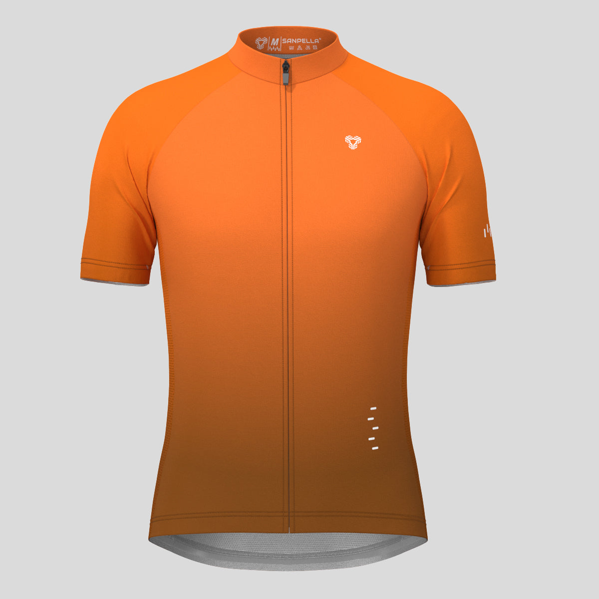 Men's Minimal Gradient Cycling Jersey - Orange