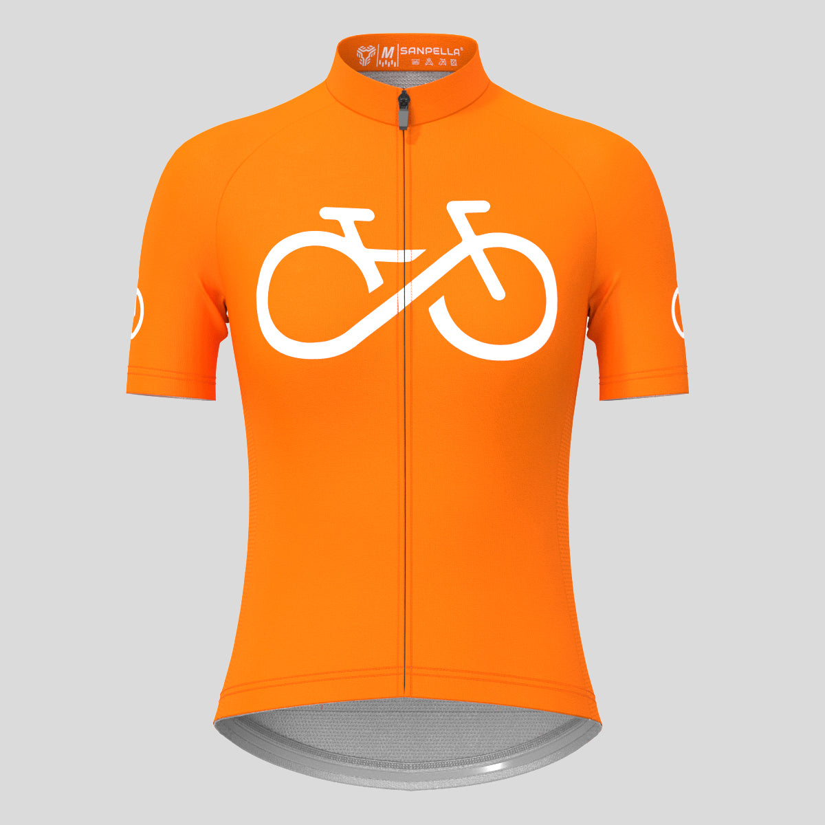 Bike Forever Women's Cycling Jersey - Orange