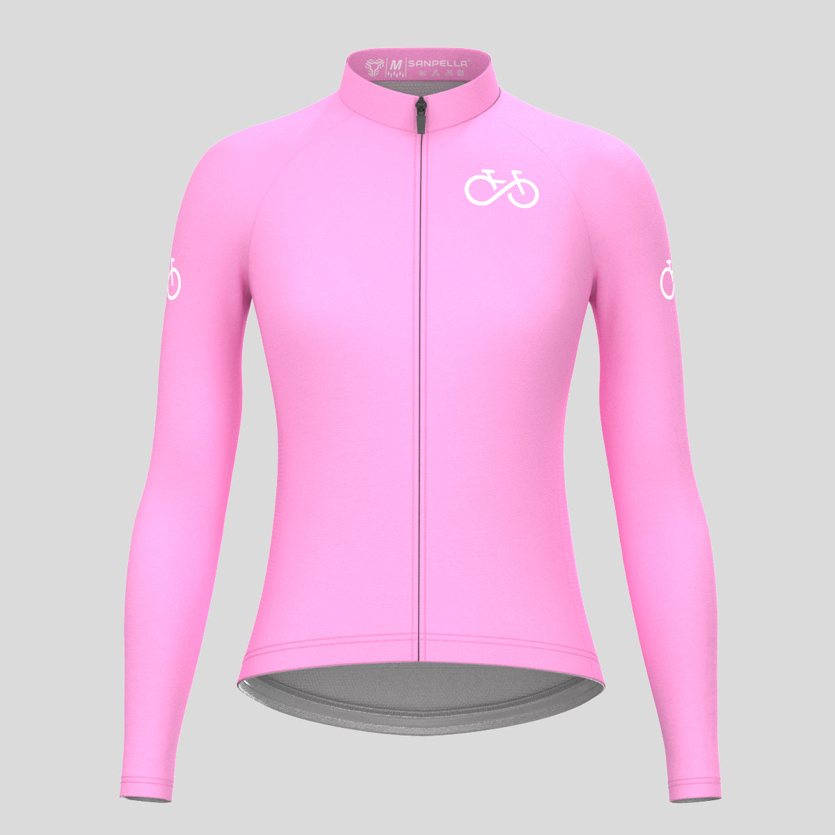 Ride Forever Women's LS Cycling Jersey - Neo Pink