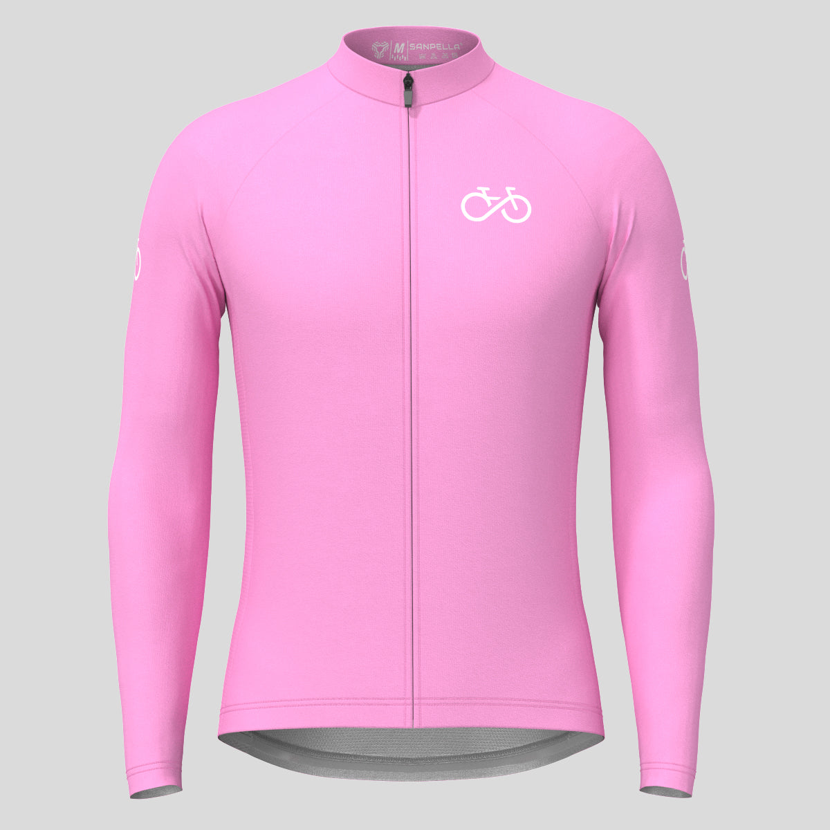 Men's Ride Forever LS Cycling Jersey - Neo Pink