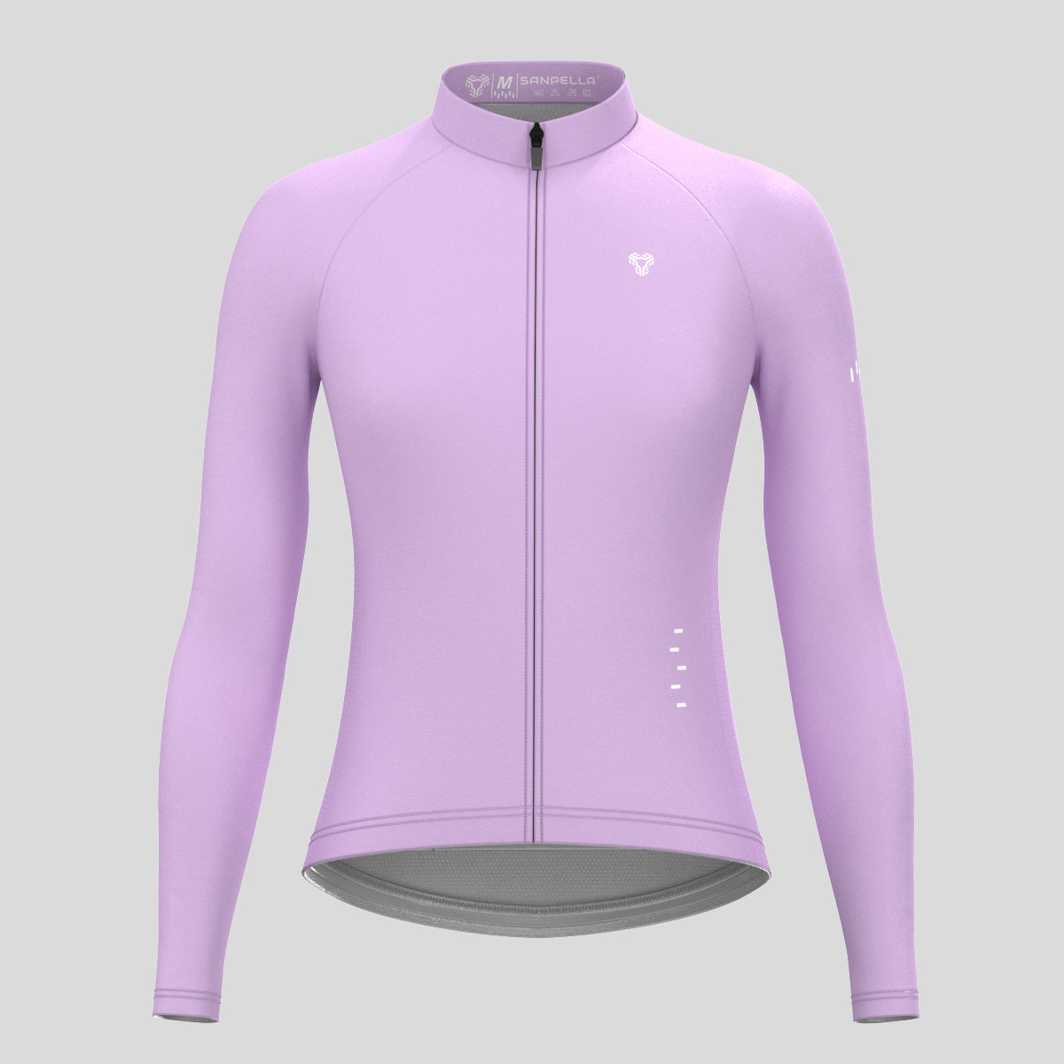 Women's Minimal Solid LS Cycling Jersey - Haze