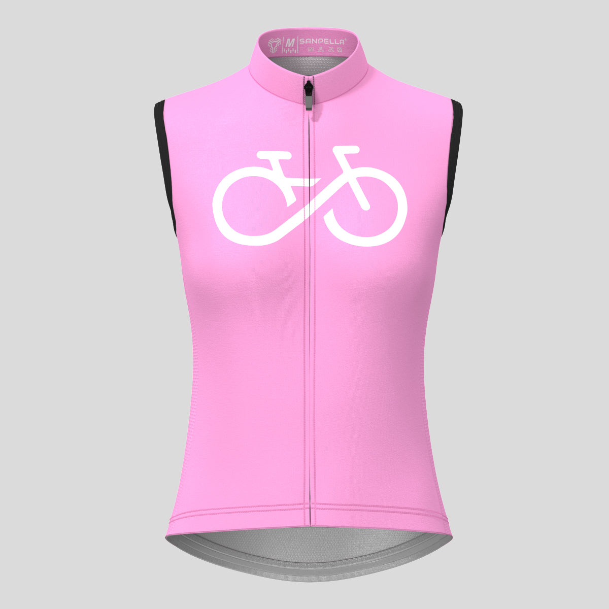 Women's Bike Forever Sleeveless Cycling Jersey - Neo Pink