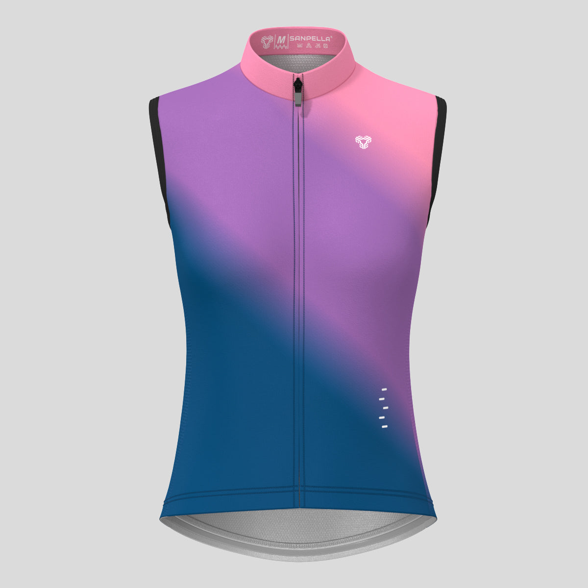 Women's Minimal Fade Sleeveless Cycling Jersey - Purple