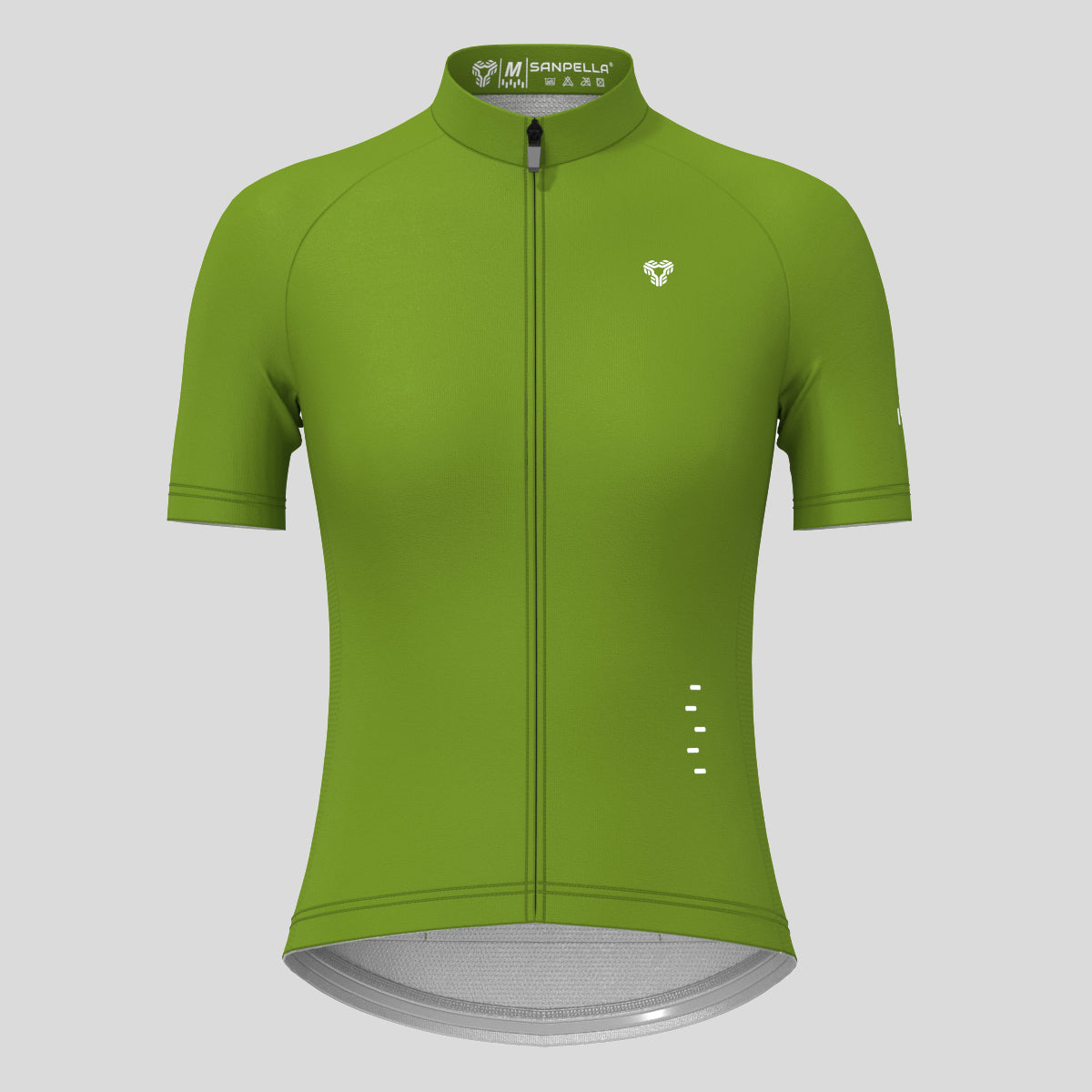 Minimal Solid Women's Cycling Jersey - Forest